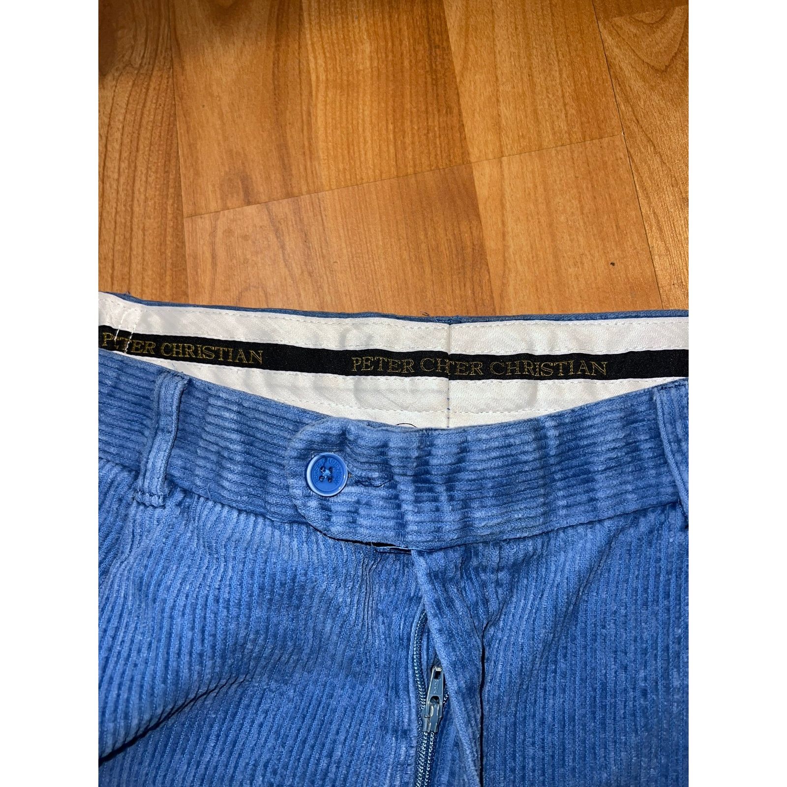 Vintage Vintage Peter Christian Corduroy Pants Bottoms Blue County Size US 40 / EU 56 - 5 Thumbnail