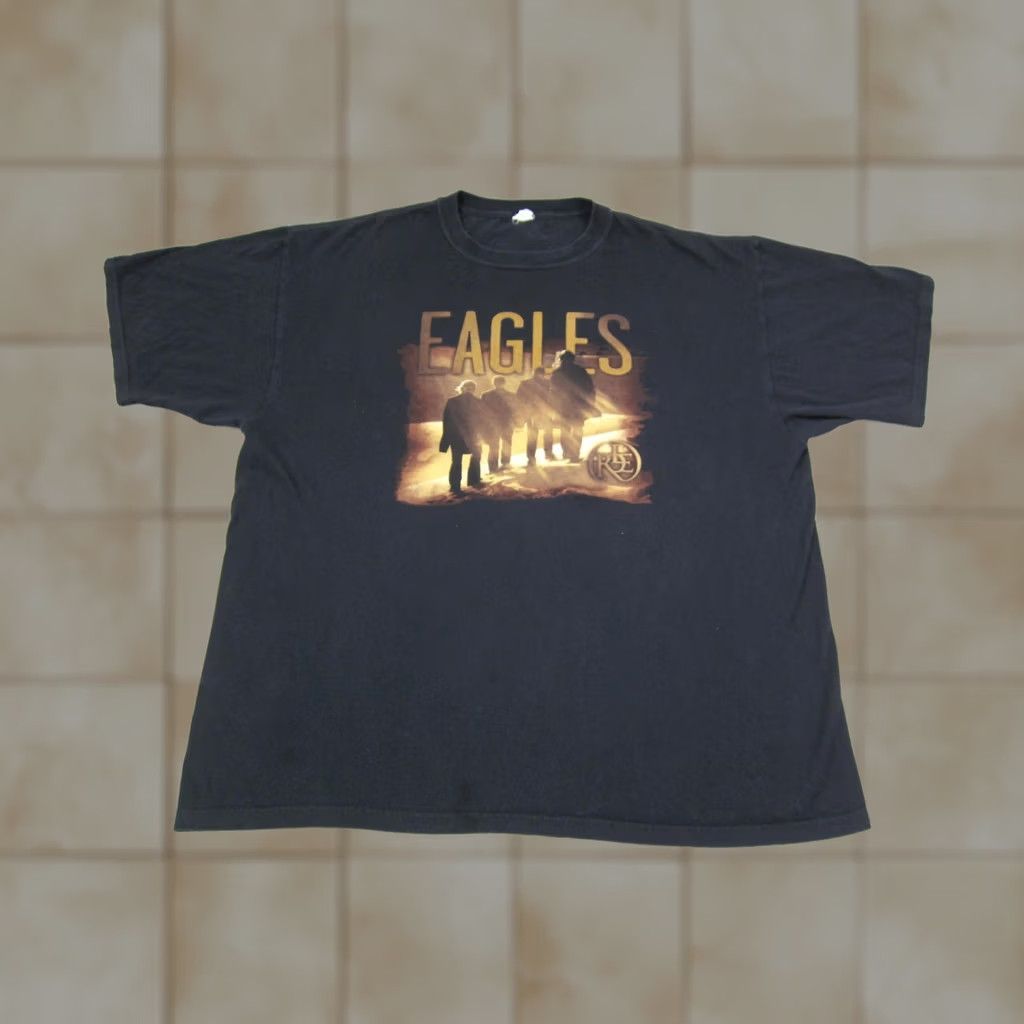 Anvil VINTAGE Eagle Shirt Mens 2X Black Long Road Out of Eden 2009 Concert Tour Y2K Size US XXL / EU 58 / 5 - 1 Thumbnail