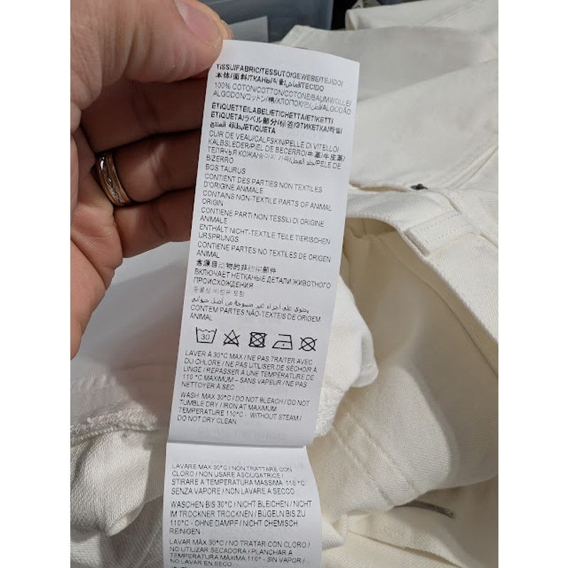 Saint Laurent Paris o1rshd1 Jeans in White Size US 34 / EU 50 - 19 Thumbnail