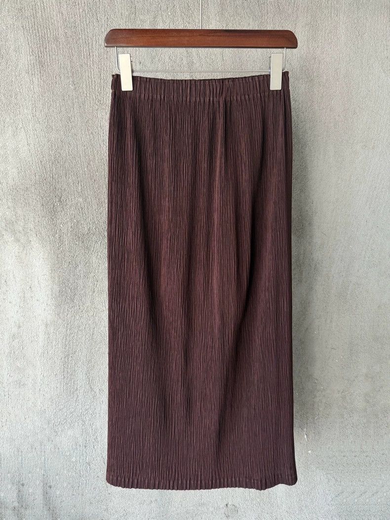 Issey Miyake Issey Miyake Brown Pleated Skirt - dmc Size US 30 / EU 46 - 1 Thumbnail