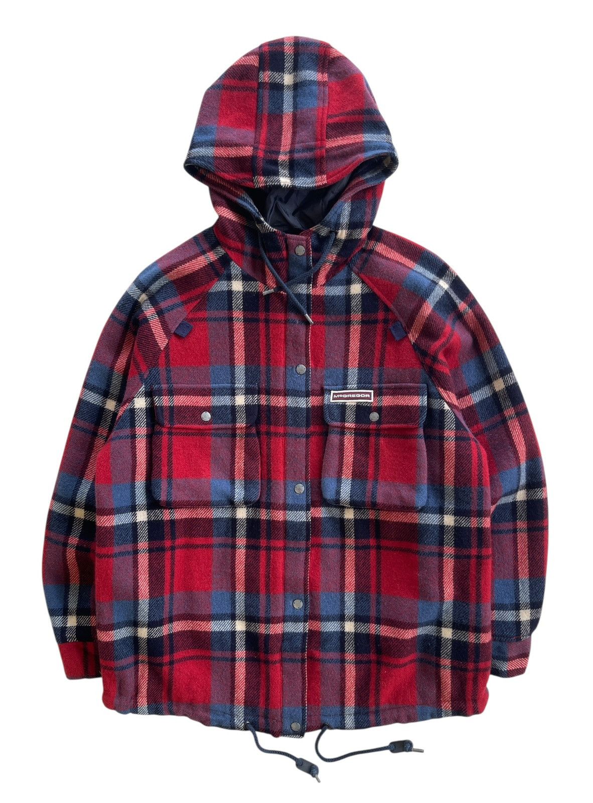 Vintage Vintage Mcgregor Hooded Flannel Jacket Size US M / EU 48-50 / 2 - 1 Thumbnail