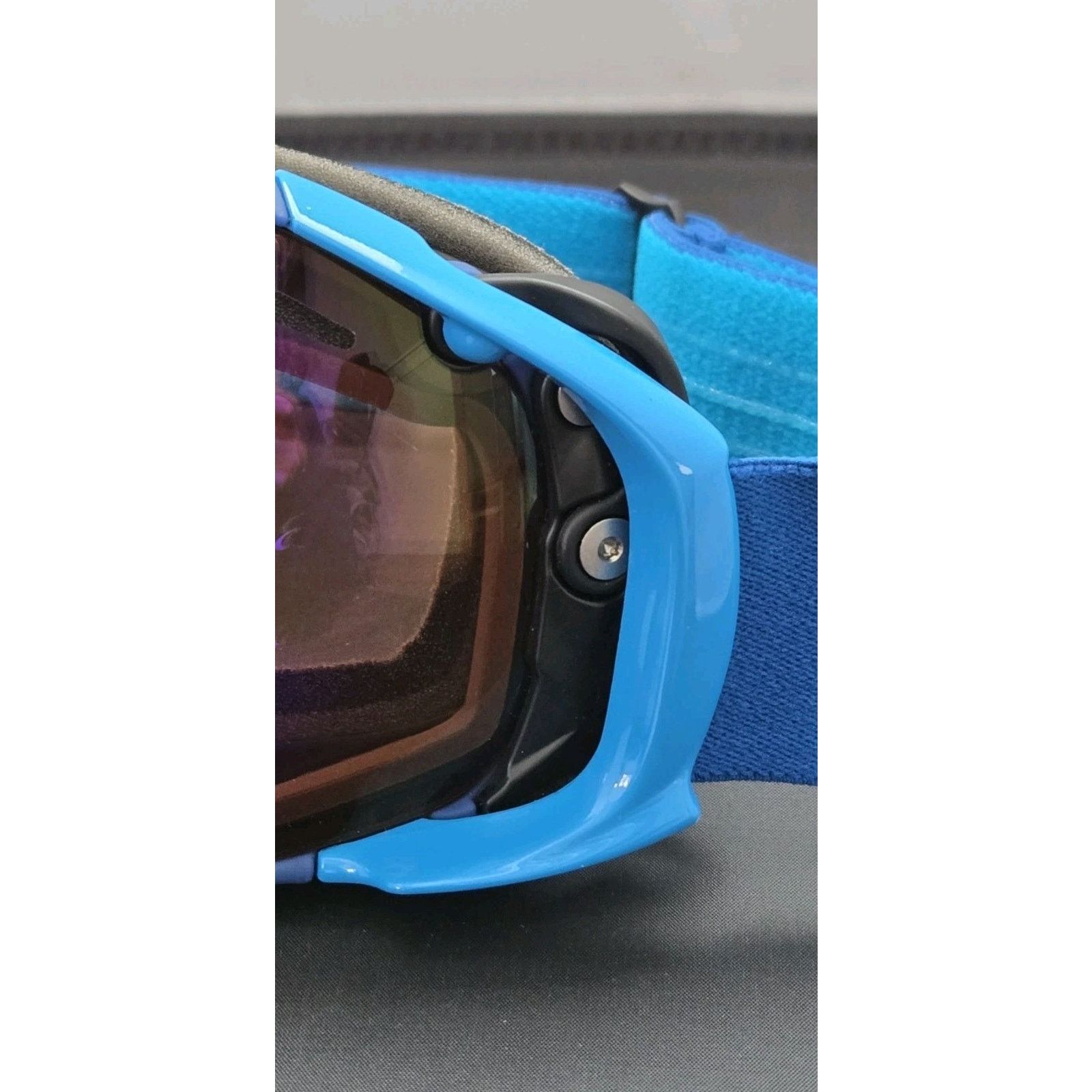 Oakley Oakley Vintage Goggles Airbrake Iridium Anti Fog Lens & Case Size 36 - 10 Thumbnail