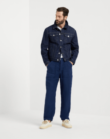 Brunello Cucinelli Dyed Pants in Dark Blue Size US 36 / EU 52 - 4 Thumbnail