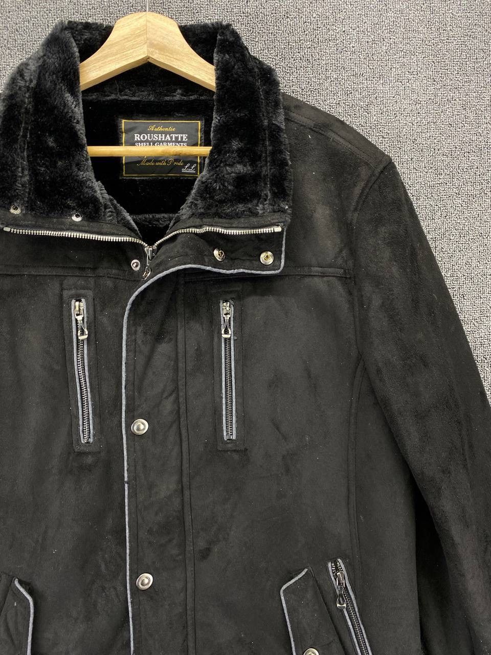 If Six Was Nine Vintage ROUSHATTE Shell Garments B3 Sherling Jacket Size US L / EU 52-54 / 3 - 6 Thumbnail