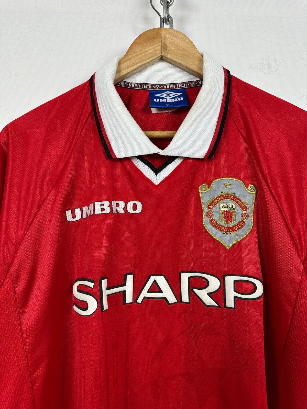 Umbro Vintage 1997-2000 Umbro Manchester United Rare Soccer Jersey Size US XXL / EU 58 / 5 - 5 Thumbnail