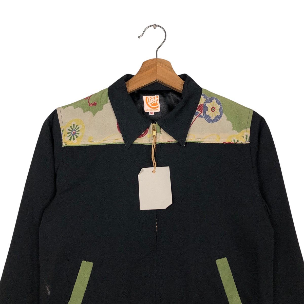 Hysteric Glamour 📌Vintage Cropped Biker Jacket Japanese Aloha Size US XS / EU 42 / 0 - 4 Thumbnail