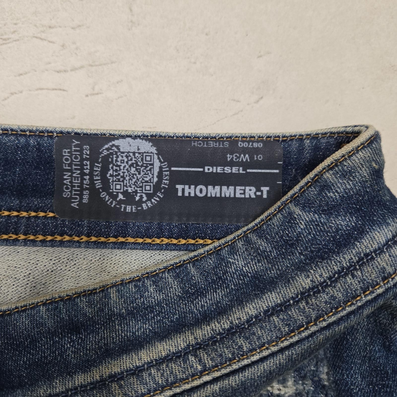 Diesel DIESEL THOMMER-T 0870Q Jeans 34 Size US 34 / EU 50 - 4 Thumbnail
