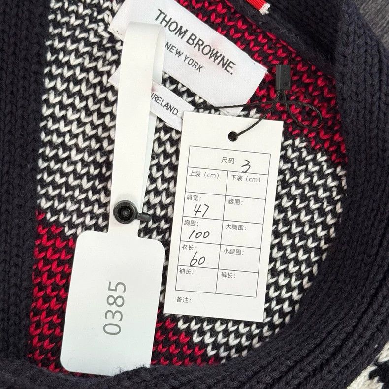Thom Browne Thom Browne size3 Haiman's wool sweater Size US L / EU 52-54 / 3 - 2 Thumbnail