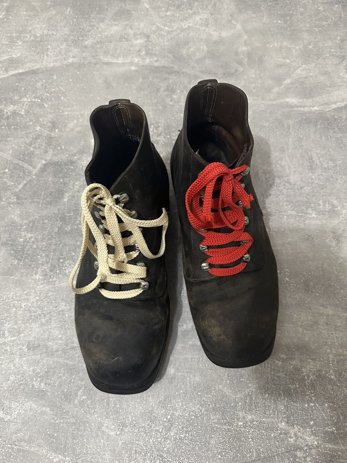 Bally × Vintage Vintage Military Brown Leather Boots Bally Y2K style Size US 10 / EU 43 - 7 Thumbnail