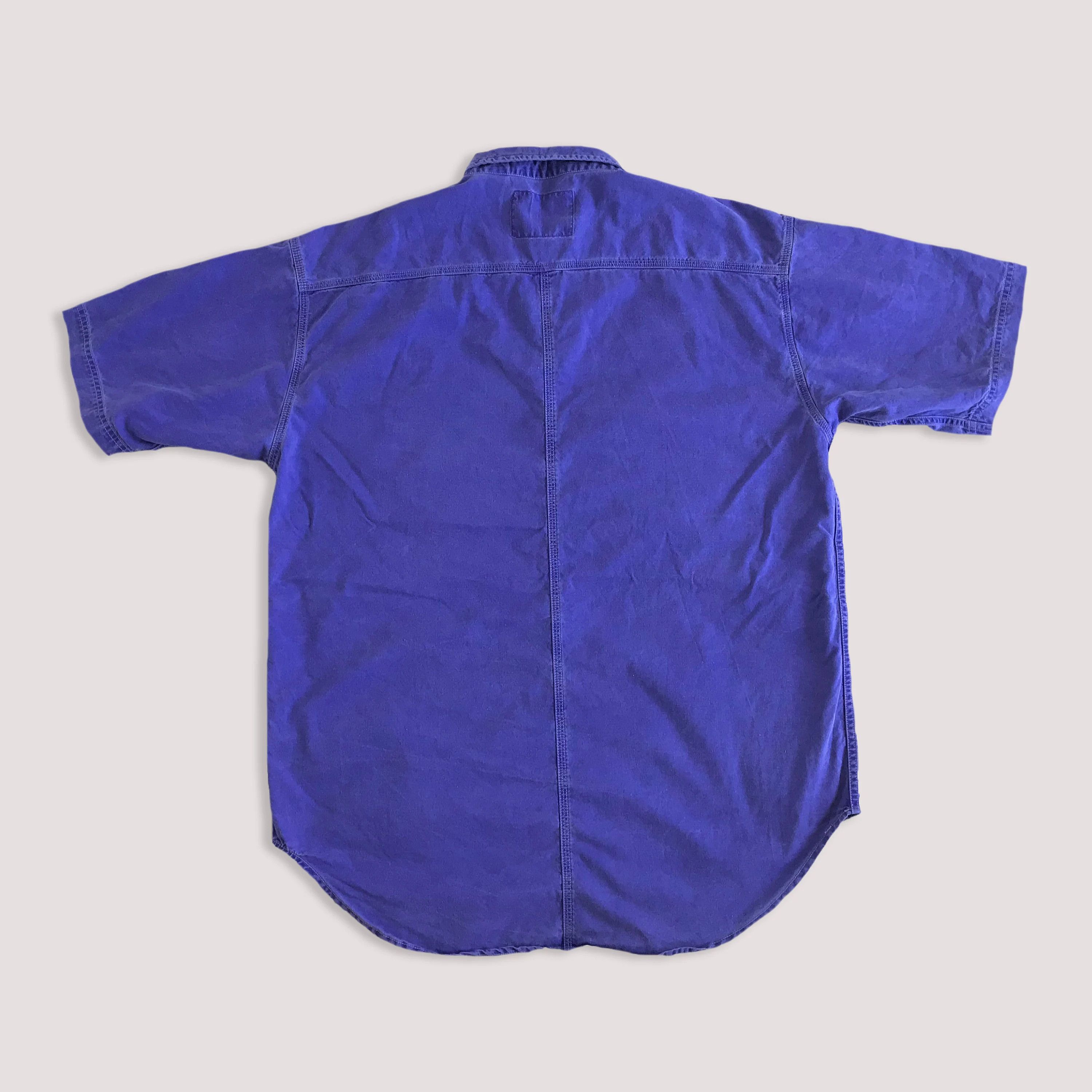Levi's Vintage Clothing 90s LEVI'S Button Up Shirt Denim Oversize Short Sleeve Size US XL / EU 56 / 4 - 3 Thumbnail