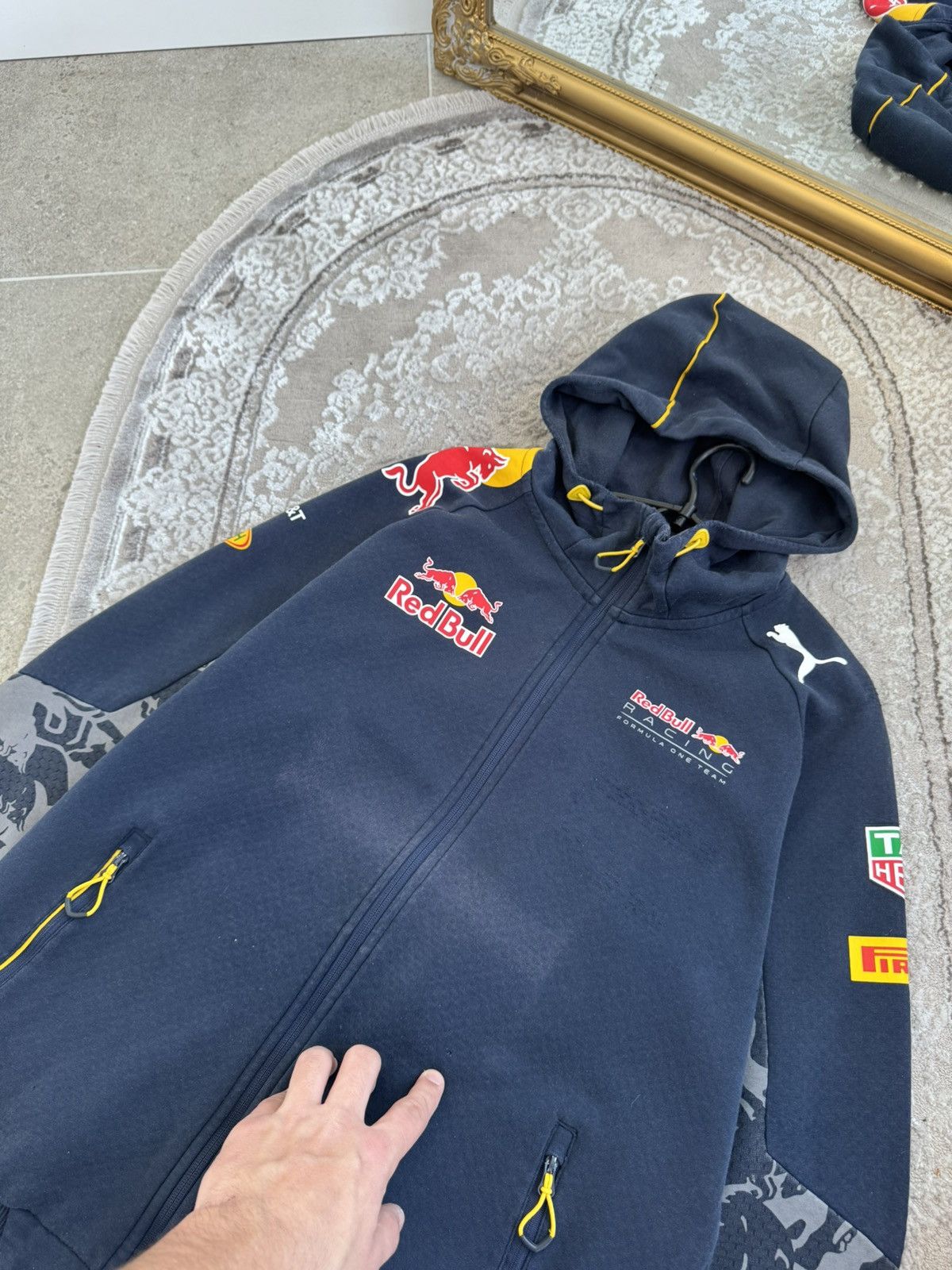 Red Bull Vintage Y2K Puma x Red Bull Zip Up Sweatshirt Size US M / EU 48-50 / 2 - 7 Thumbnail
