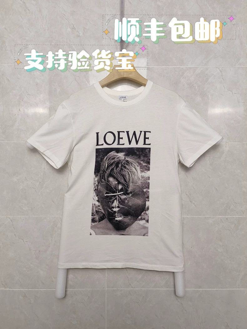Loewe LOEWE Mask person logo short sleeve T-shirt Size S / US 4 / IT 40 - 1 Thumbnail