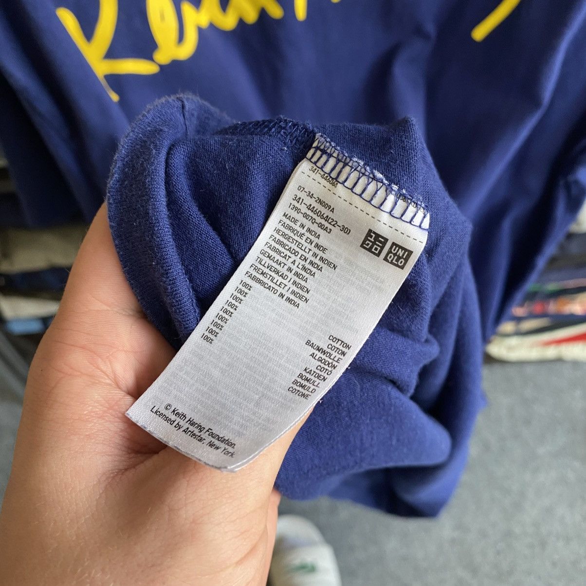 Keith Haring Designer Uniqlo x Keith Haring Big Logo y2k streetwear tee Size US XL / EU 56 / 4 - 7 Thumbnail