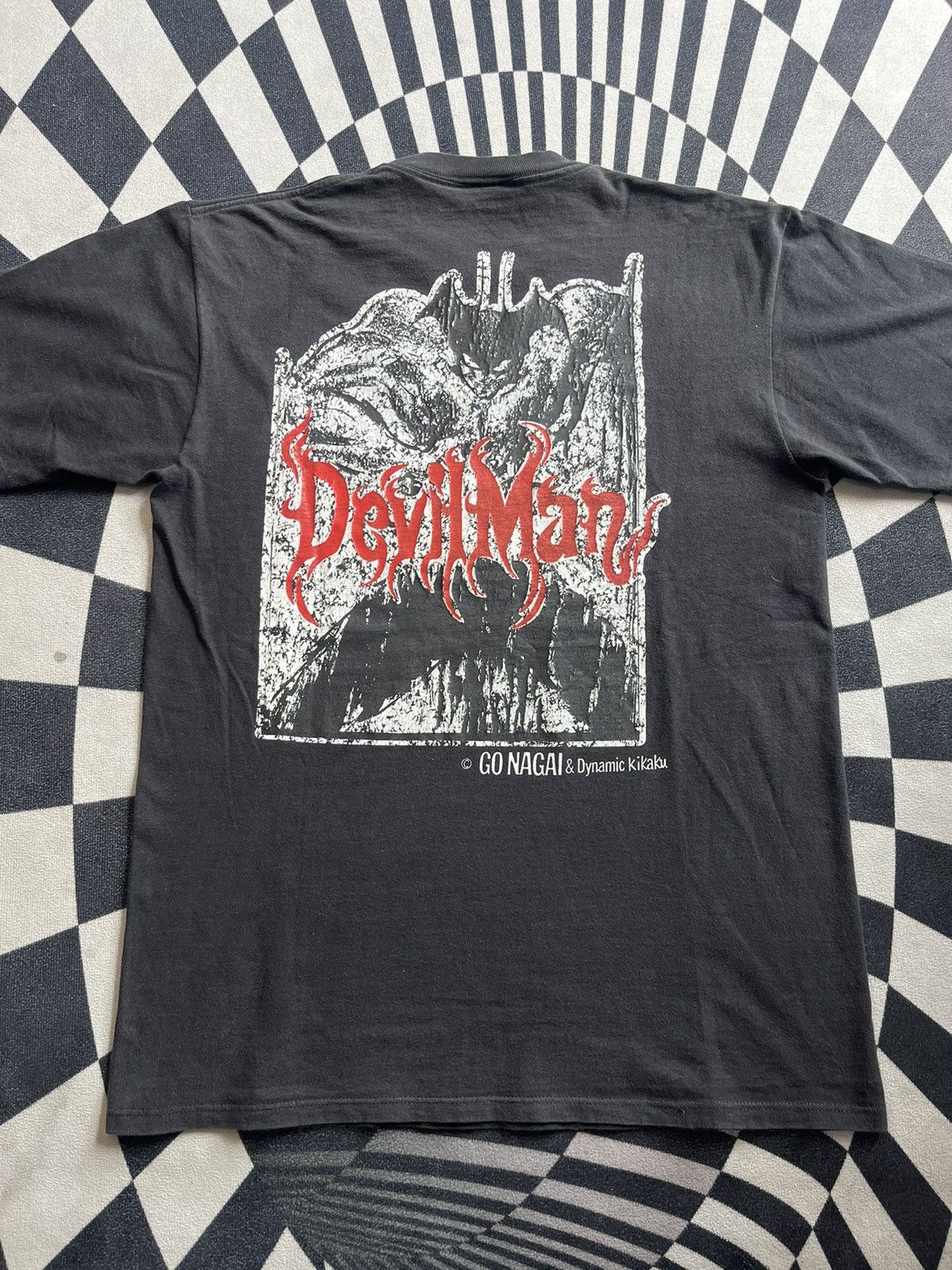 Anime Vintage 1993’s Devilman Go Nagai Anime T-Shirt Size US L / EU 52-54 / 3 - 9 Thumbnail