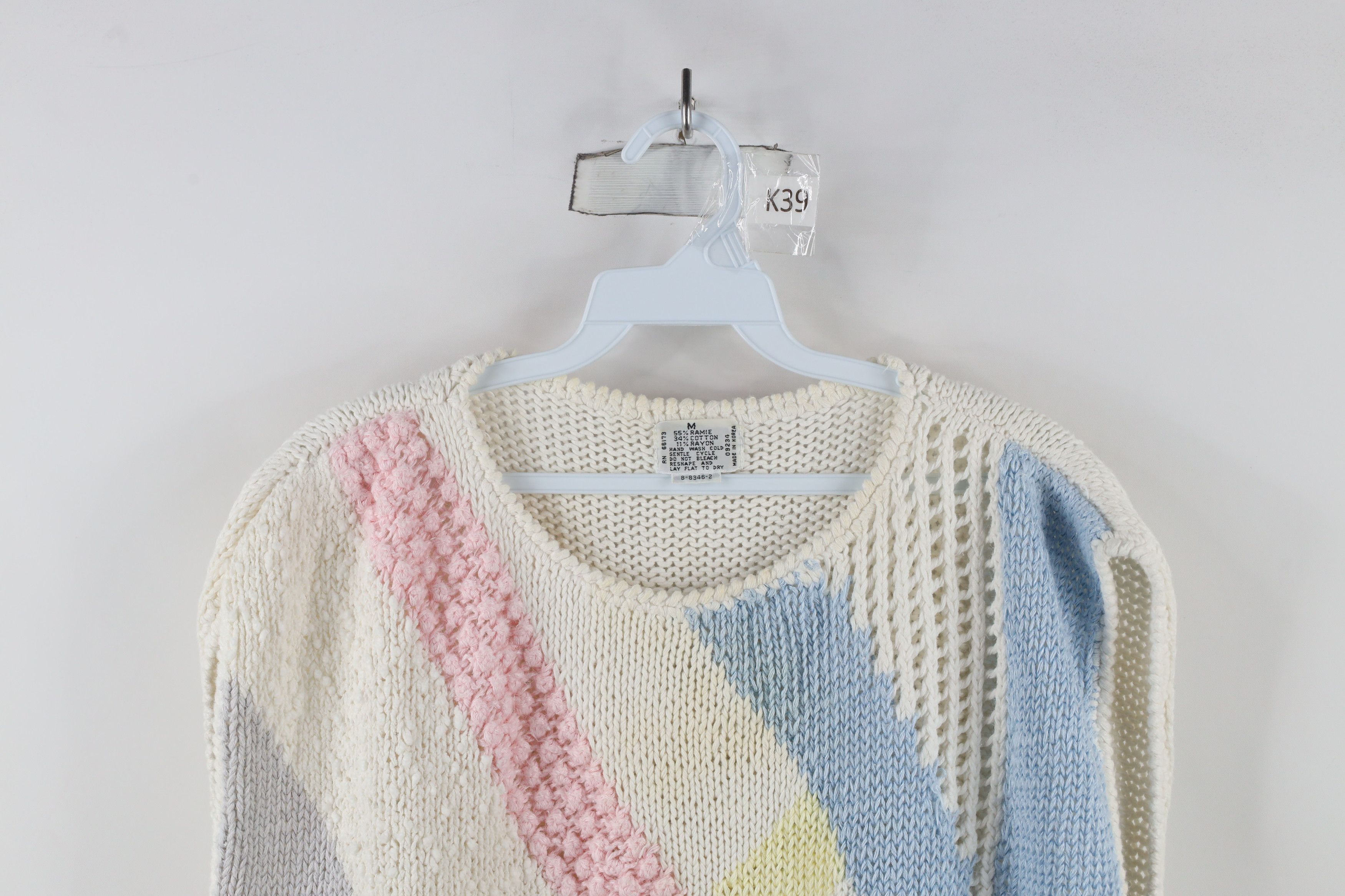 Vintage Vintage 80s 90s Mid Mod Streetwear Knit Sweater Vest Size M / US 6-8 / IT 42-44 - 2 Thumbnail