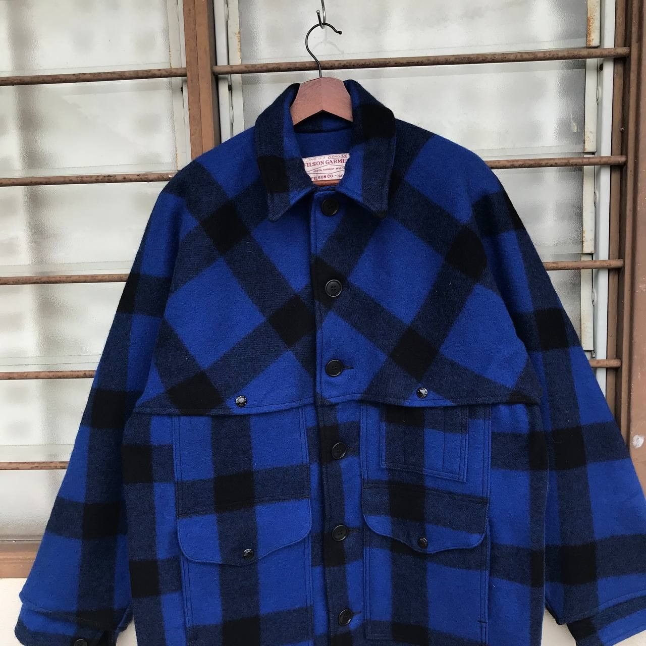 Filson RARE VINTAGE FILSON PIRATE CRUISER PLAID VIRGIN WOOL Size US L / EU 52-54 / 3 - 13 Thumbnail