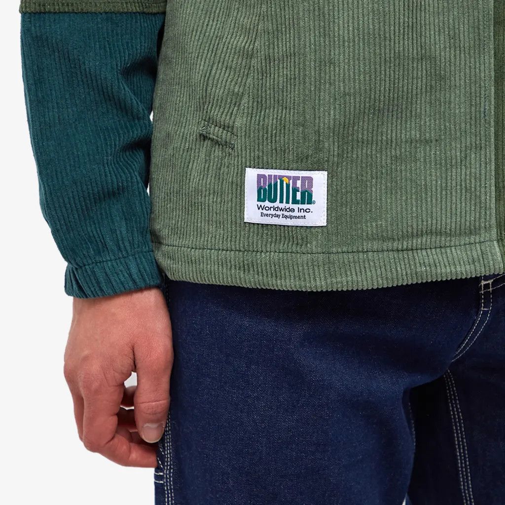 Butter Goods 💚 Butter Goods Corduroy Patchwork Pullover Foliage NEW Size US S / EU 44-46 / 1 - 4 Thumbnail