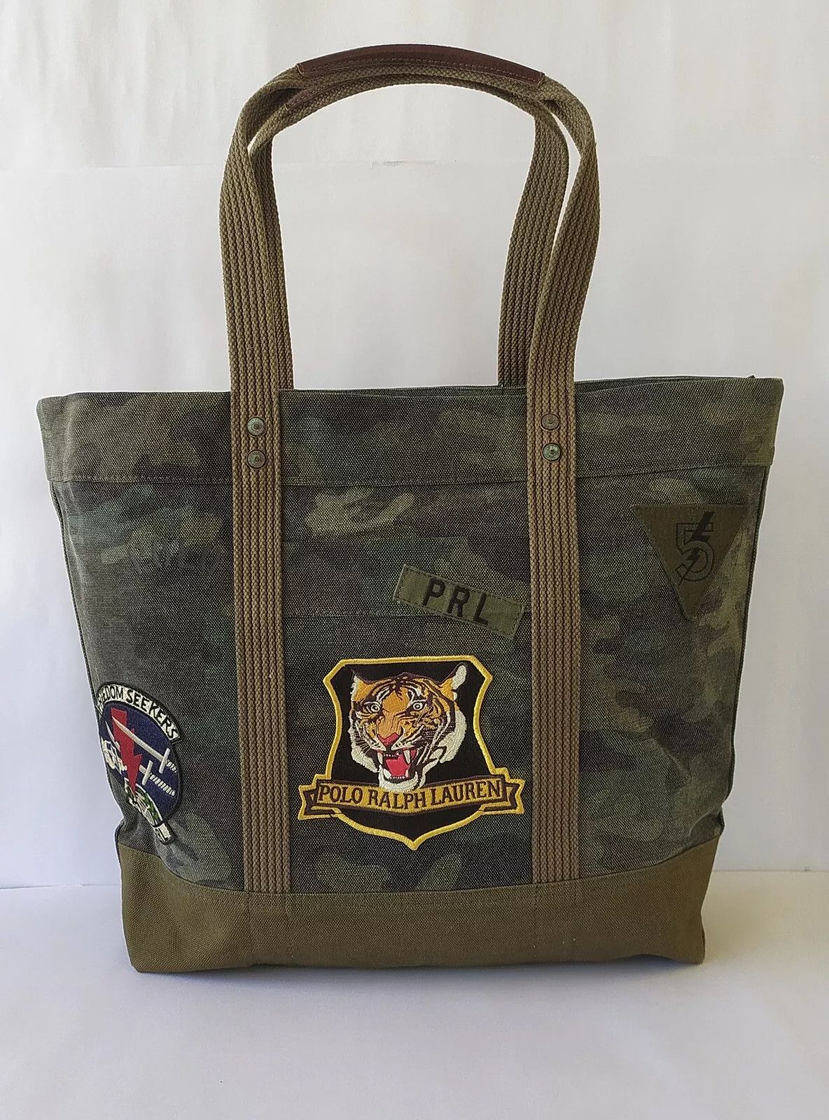 Polo Ralph Lauren Polo Ralph Lauren Canvas Camo Tote IFD 8026 Size ONE SIZE - 1 Thumbnail