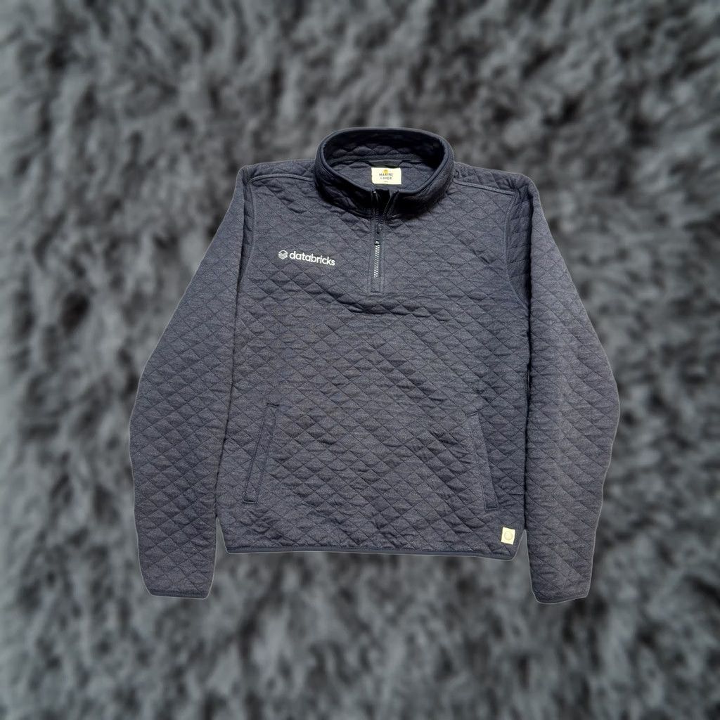 Marine Layer Marine Layer Jacket Mens S Blue Quilted Bomber Zip Bowerman Corbet Size US S / EU 44-46 / 1 - 1 Thumbnail