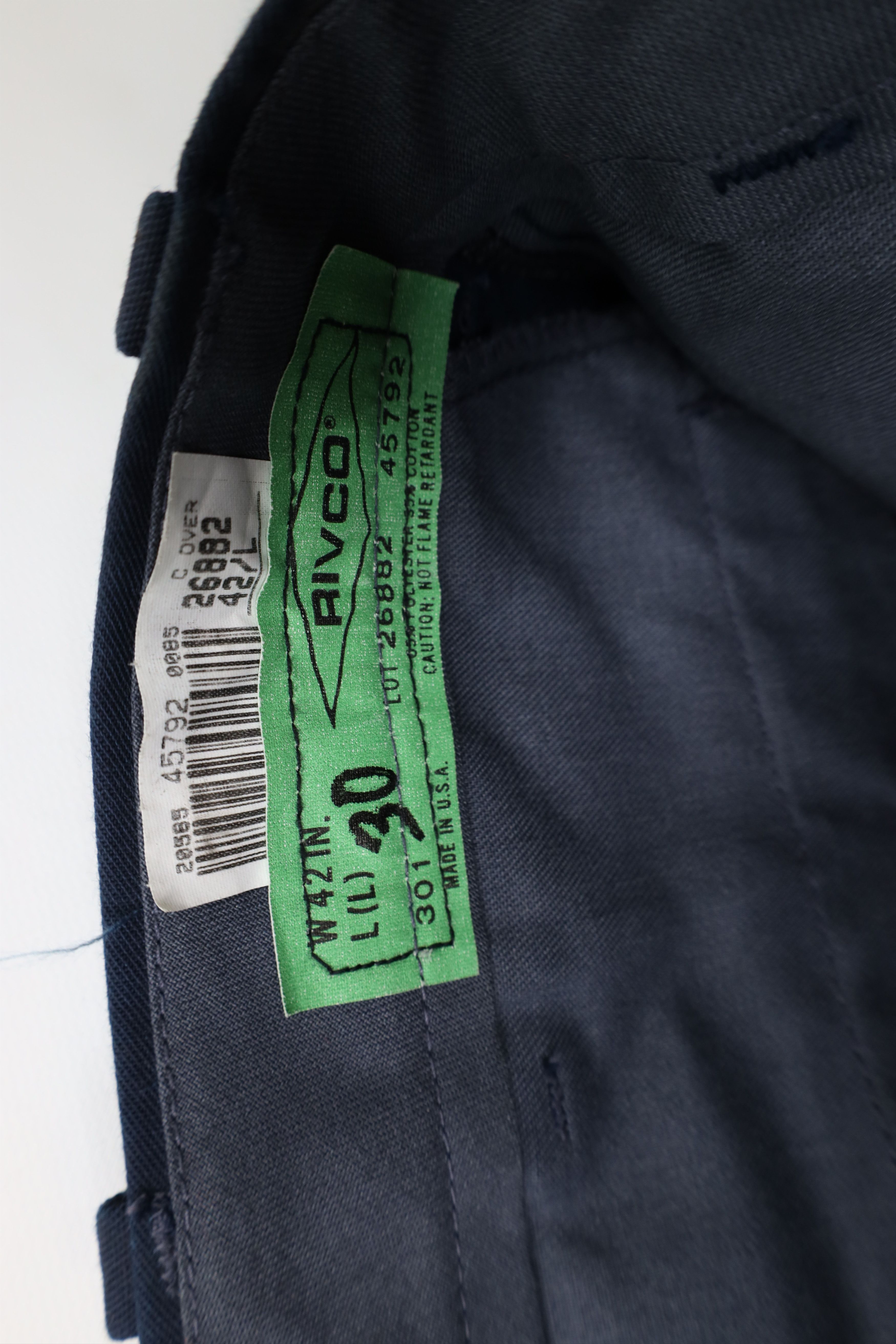 Vintage Vintage 90s Streetwear Wide Leg Chino Pants Blue USA Size US 42 / EU 58 - 9 Thumbnail