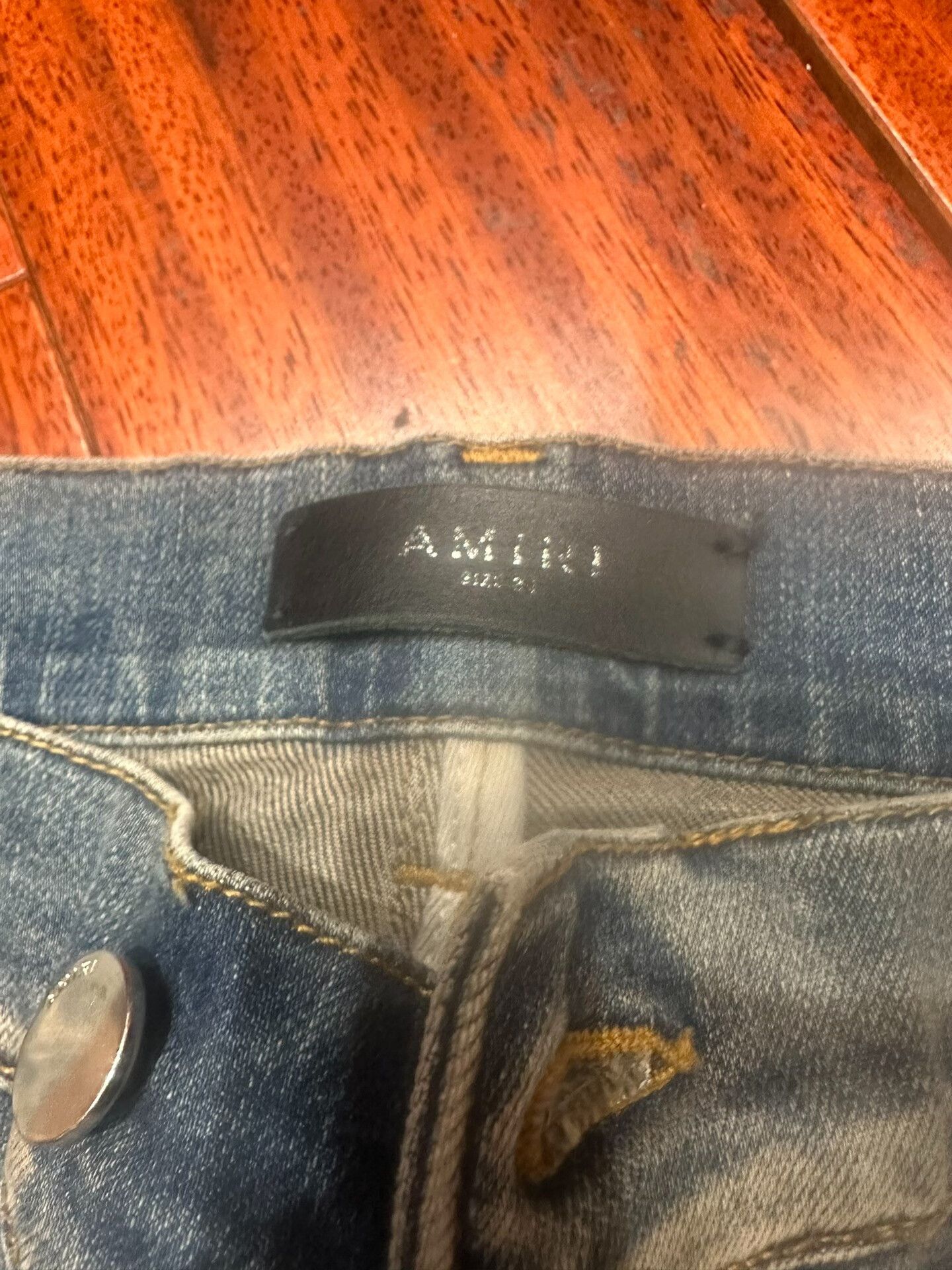 Amiri amiri denim skinny jeans with patch Size US 34 / EU 50 - 4 Thumbnail