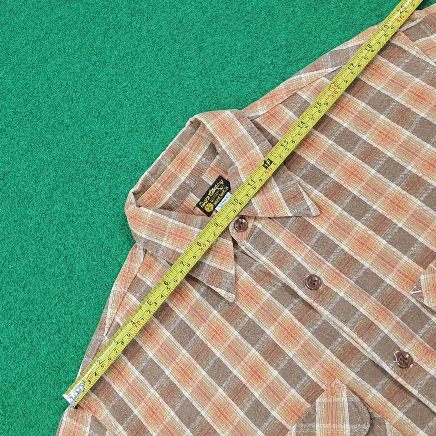 Sugar Cane Vintage Sugar Cane Japan Flannel Button Up Shirt C294N42 Size US M / EU 48-50 / 2 - 8 Thumbnail