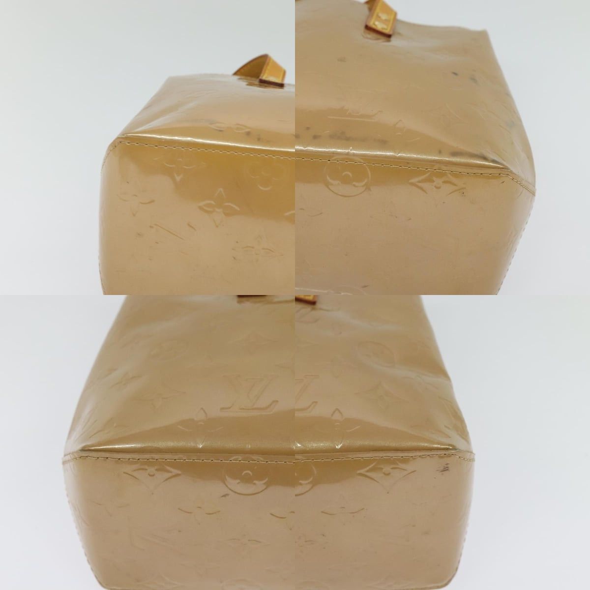 Louis Vuitton LOUIS VUITTON Monogram Vernis Reade PM Hand Bag Noisette Size ONE SIZE - 10 Thumbnail