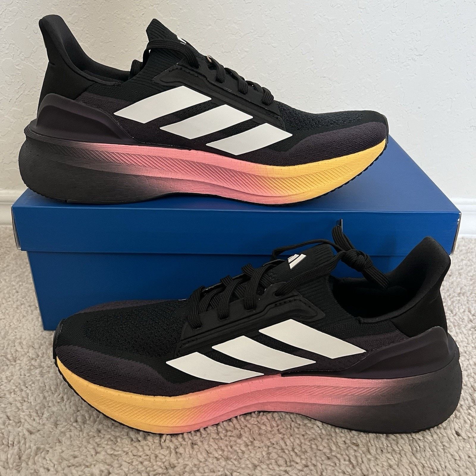 Adidas Adidas Ultraboost 5X Running Shoes Black2 Men's Size 9 Size US 9 / EU 42 - 2 Thumbnail