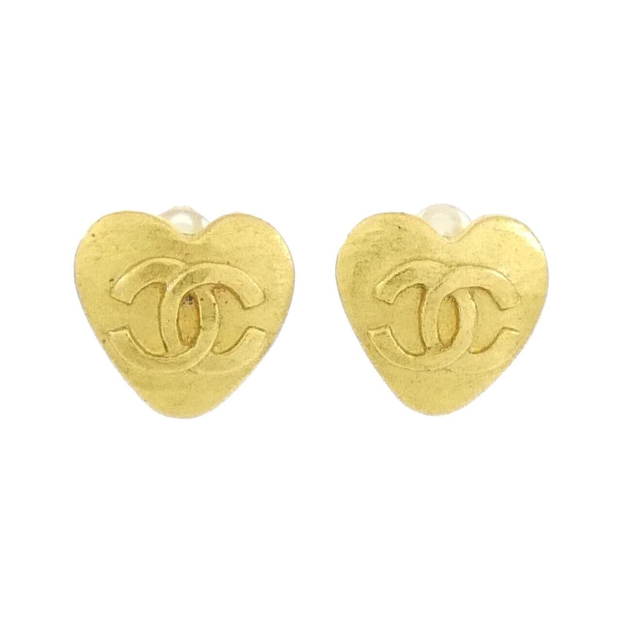 Chanel Chanel Vintage Earrings Metal Earrings DUTY FREE for USA