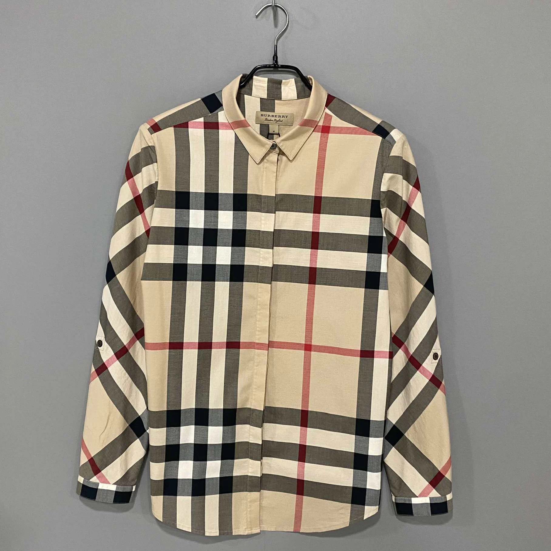 Burberry Burberry khaki check shirt size M Size M / US 6-8 / IT 42-44 - 1 Thumbnail