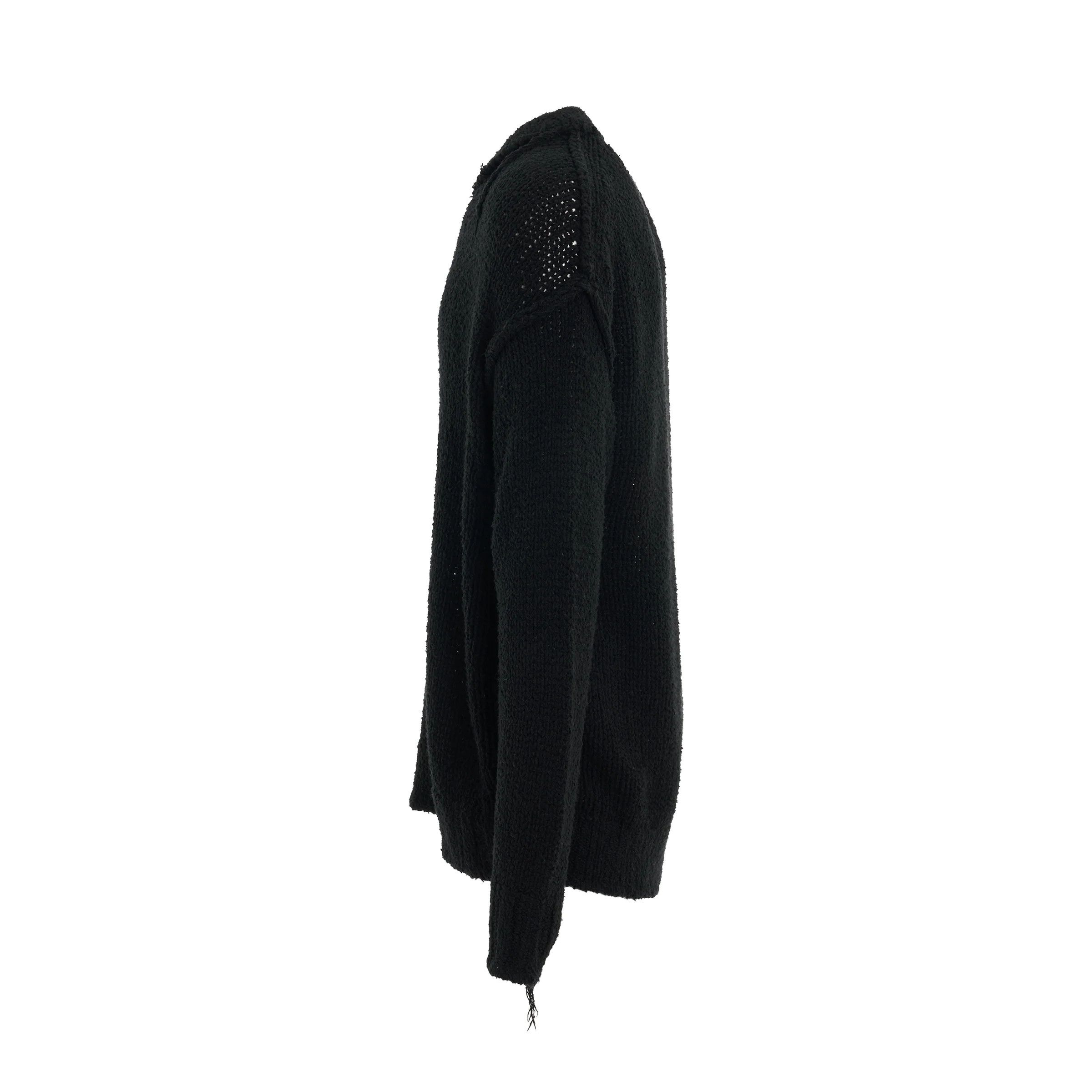 Sacai o1mris0824 Knit Pullover in Black Size US L / EU 52-54 / 3 - 3 Thumbnail