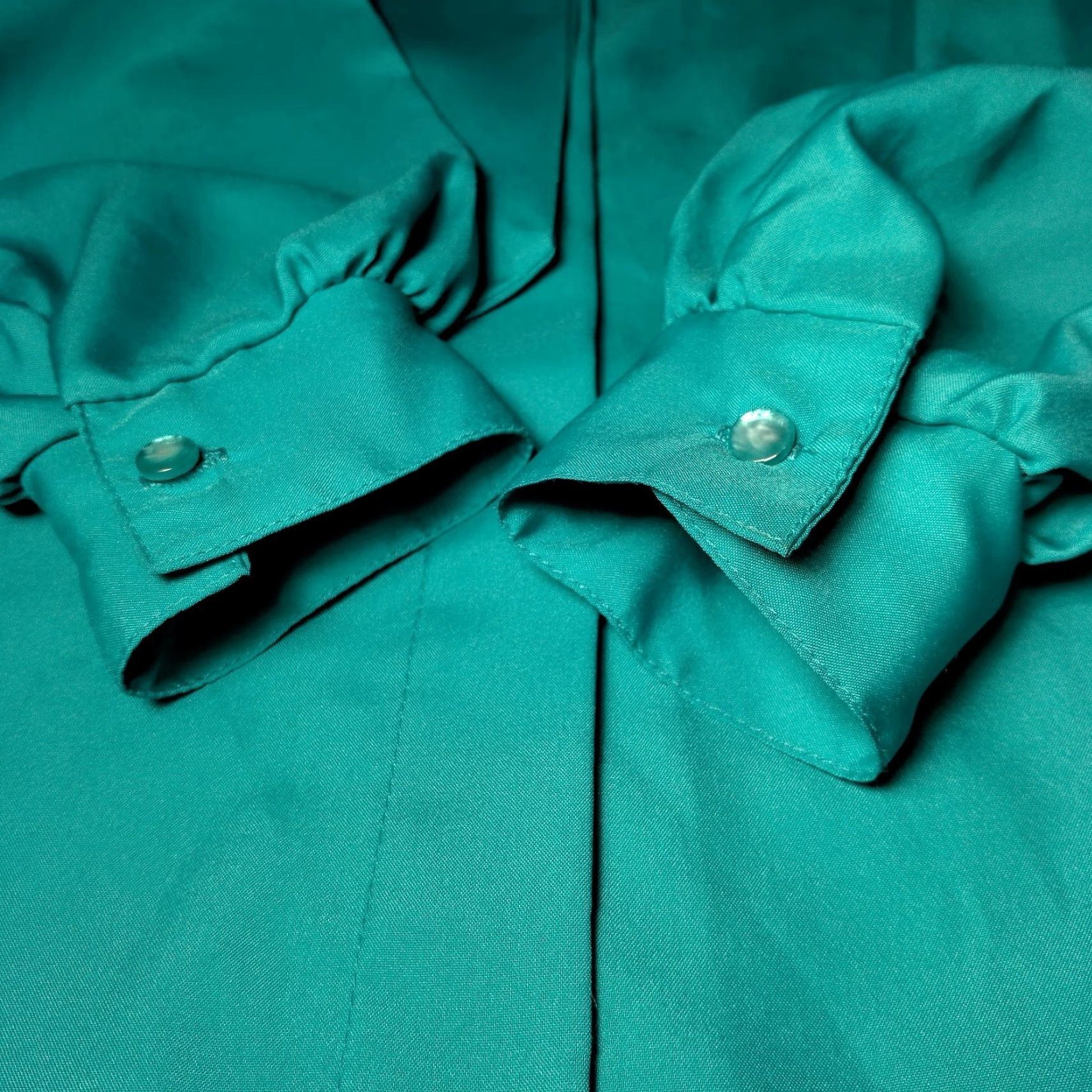 Vintage VINTAGE Classic Fashions Blouse Women 8 Tie Neck Long Balloon Sleeve Button Up Size M / US 6-8 / IT 42-44 - 7 Thumbnail