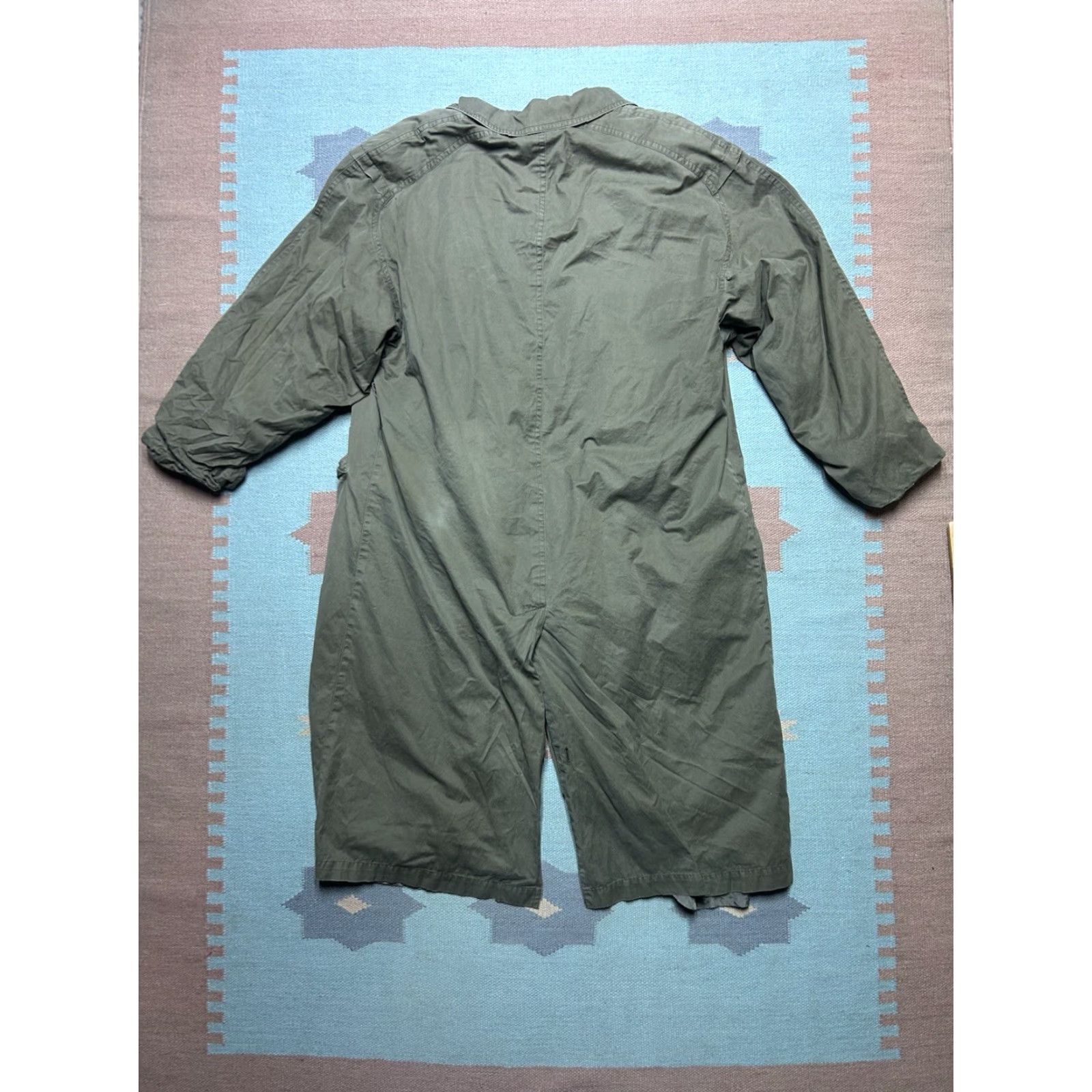 Vintage Sanyo JACKET Trench Coat Wool Lined Long Brown Tan 42 Men’s Large L Size US L / EU 52-54 / 3 - 7 Thumbnail