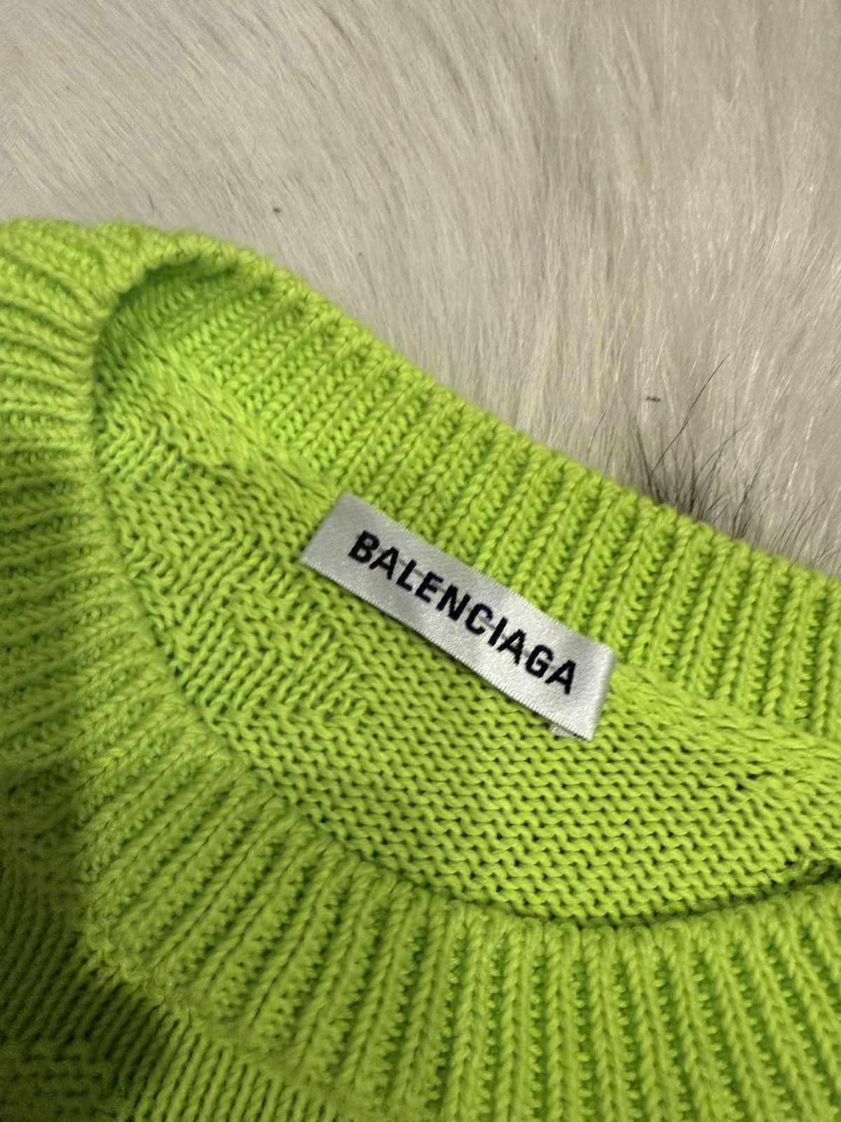Balenciaga Oversize knitted sweater Size US S / EU 44-46 / 1 - 6 Thumbnail