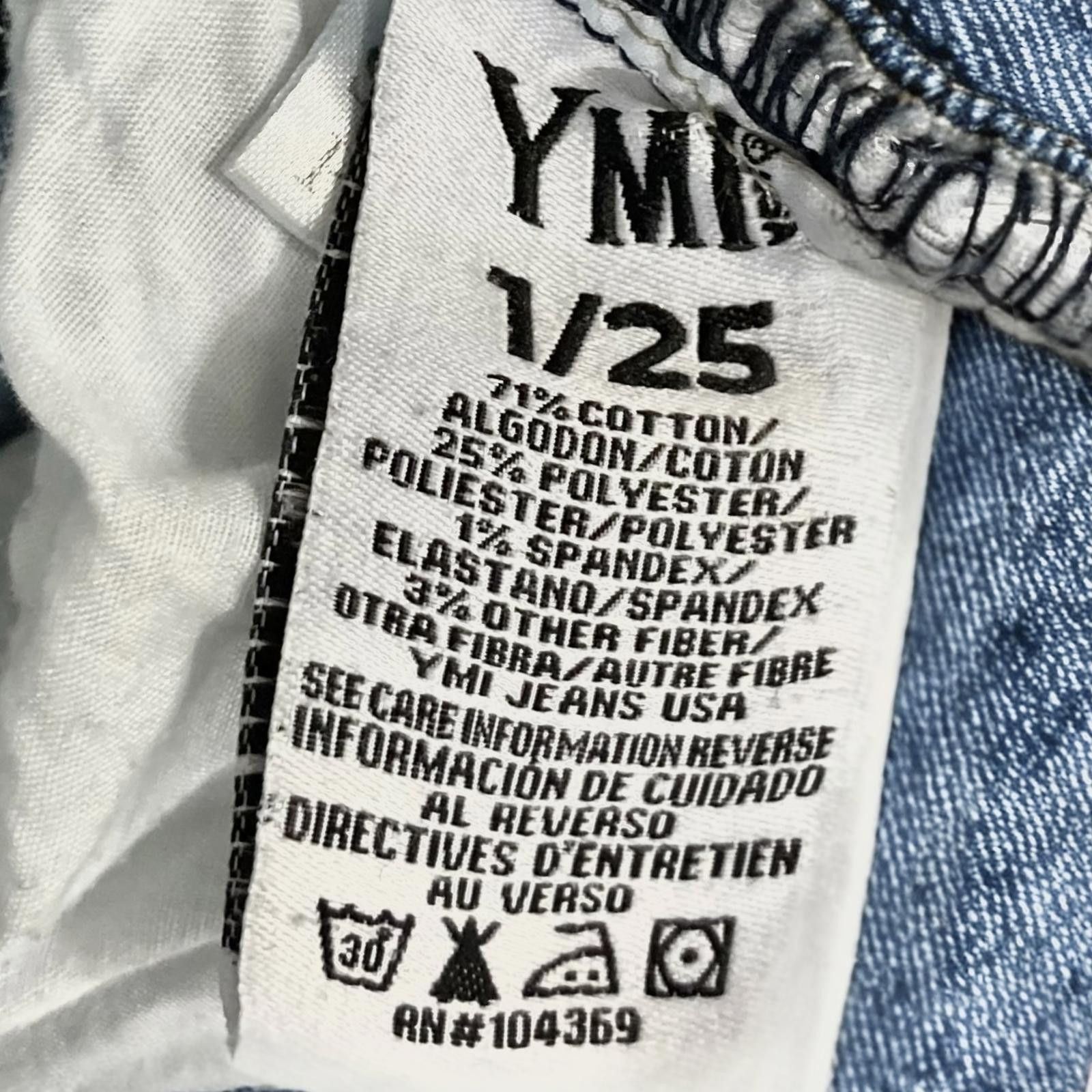 Designer YMI Dream High Rise Ankle Jeans - Stylish Blue Denim Size 25" / US 0 / IT 36 - 5 Thumbnail