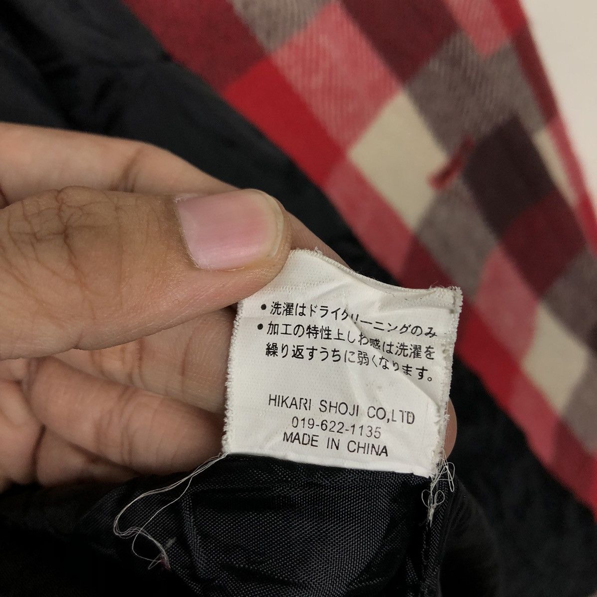 Flannel × Japanese Brand × Vintage 📌Vintage Chore Work Jacket Hikari Shoji Tartan Issey Miyake Size US M / EU 48-50 / 2 - 20 Thumbnail