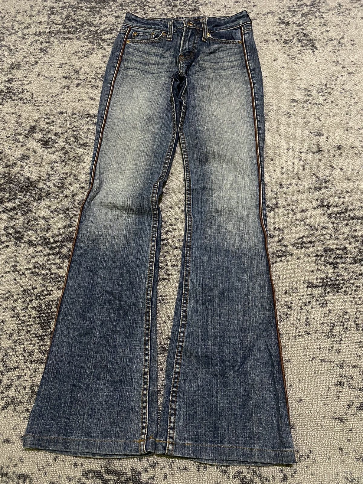 Hysteric Glamour × If Six Was Nine × Japanese Brand Y2k Nuve ifsixwasnine flare jeans Size US 27 - 3 Thumbnail