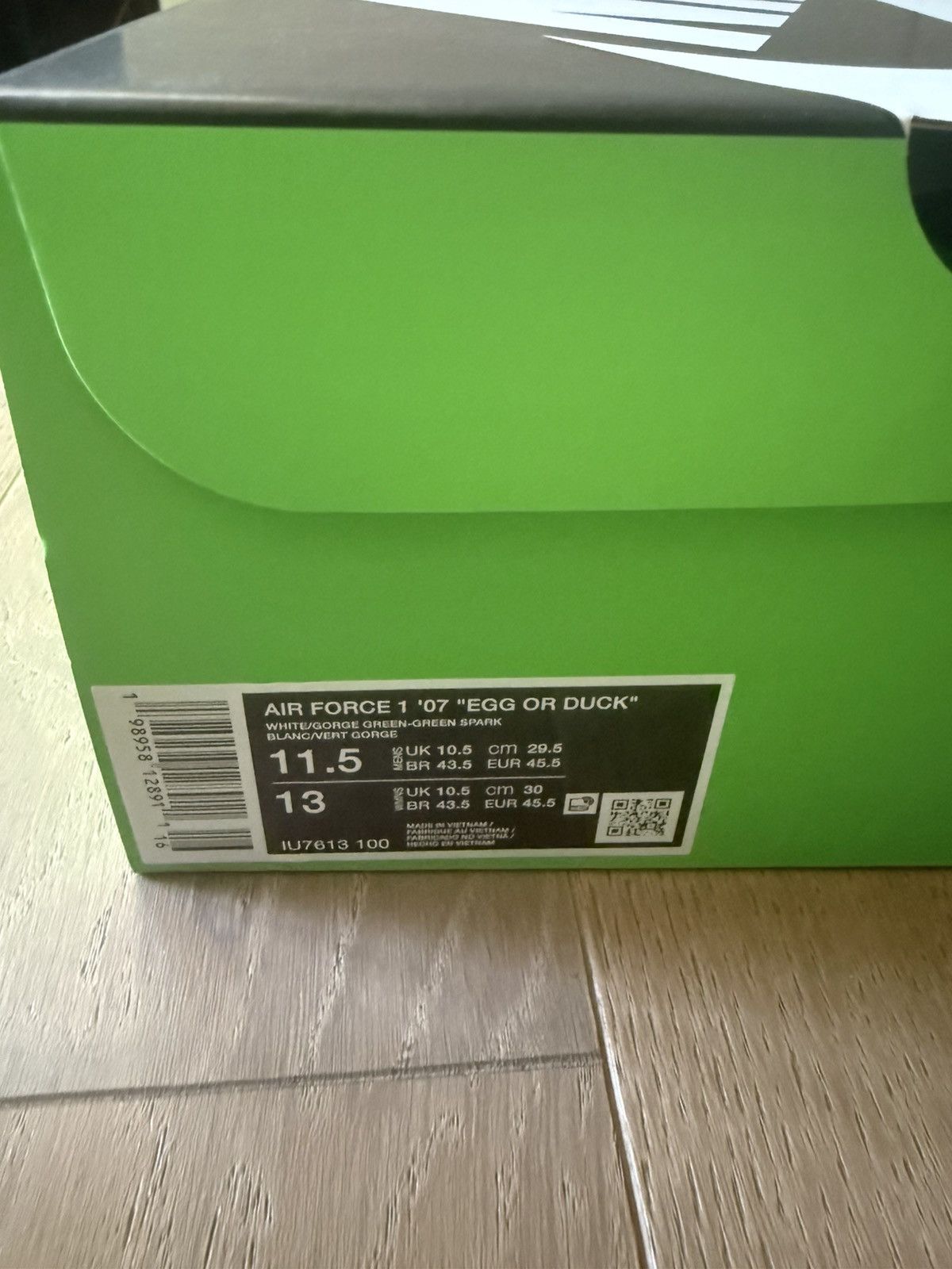 Nike Nike Air Force 1 Oregon PE 'Ducks of a Feather' Size 11.5 Size US 11.5 / EU 44-45 - 9 Thumbnail
