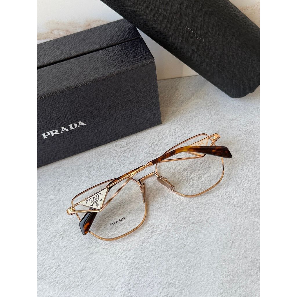 Prada NEW Prada PRA54VD Eyeglasses Frames in Rose Gold White Size ONE SIZE - 2 Thumbnail