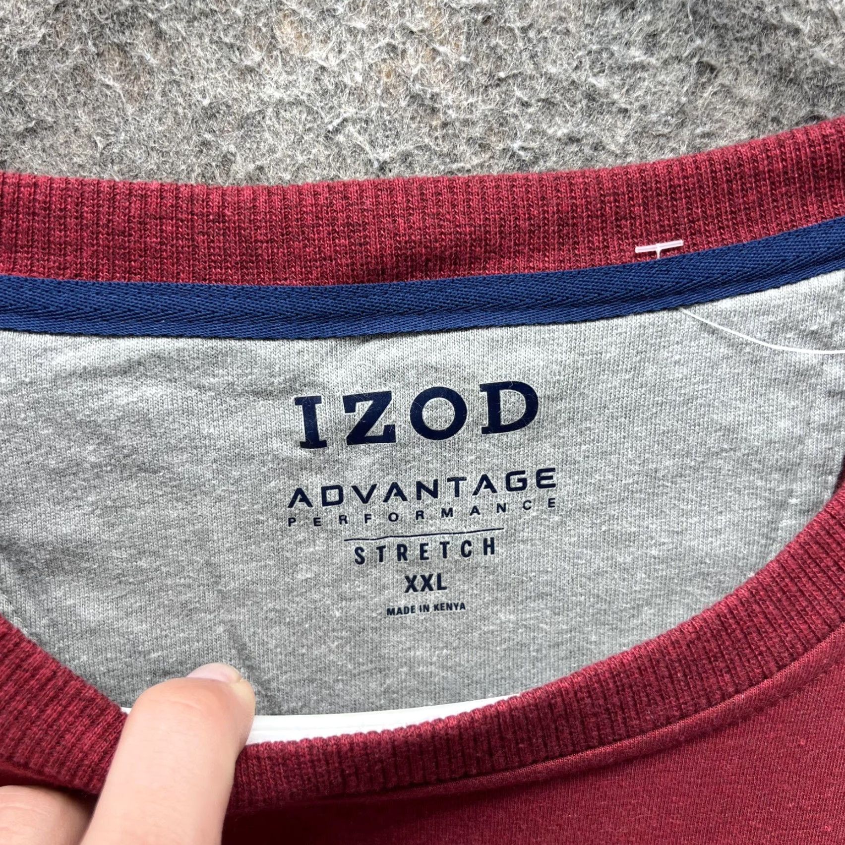 Izod IZOD Sweatshirt Mens 2XL Red Advantage Performance Stretch Crewneck Pullover Size US XXL / EU 58 / 5 - 6 Thumbnail