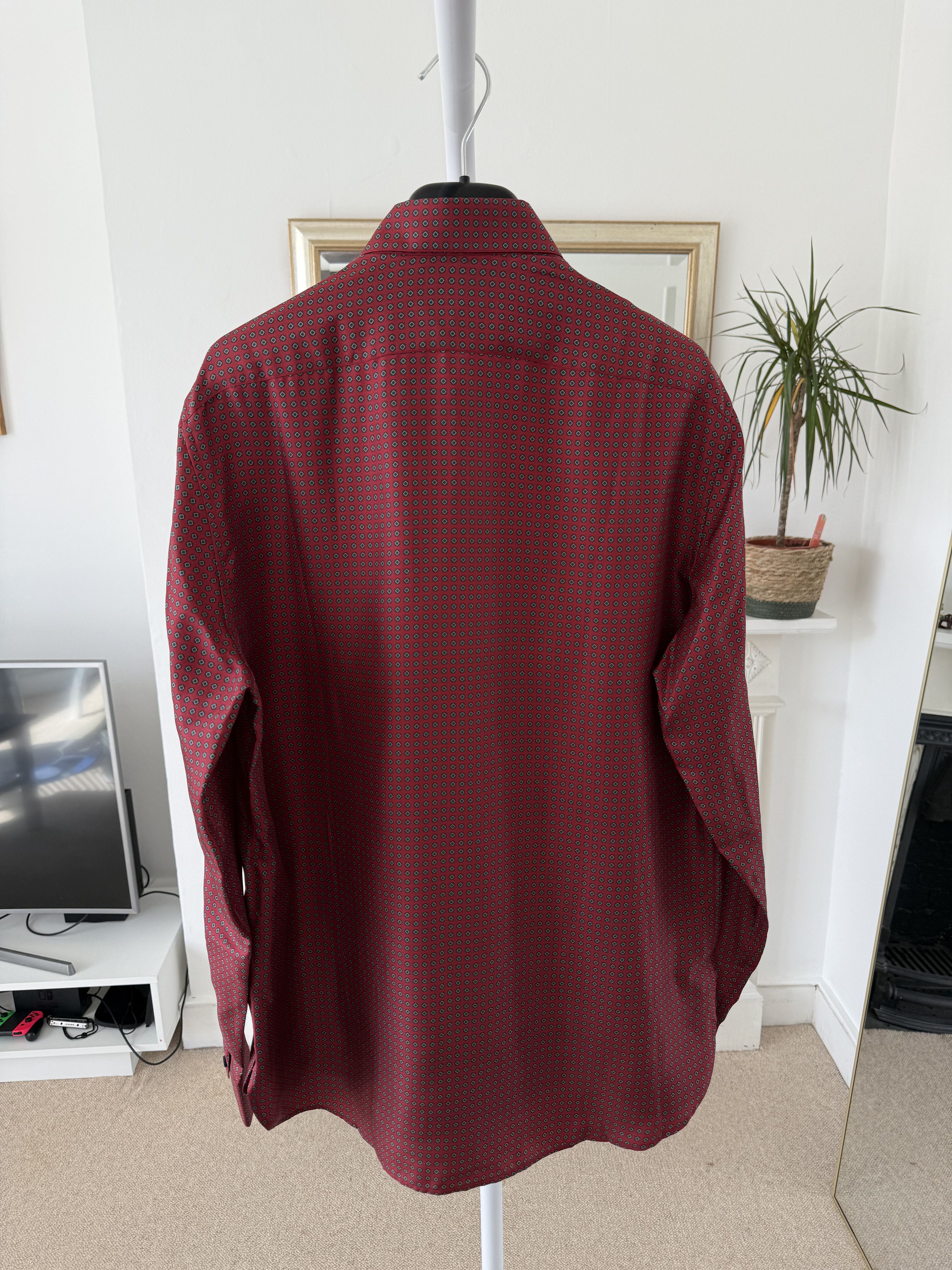 Saint Laurent Paris SS23 Saint Laurent Silk Diamond Shirt Size US M / EU 48-50 / 2 - 6 Thumbnail