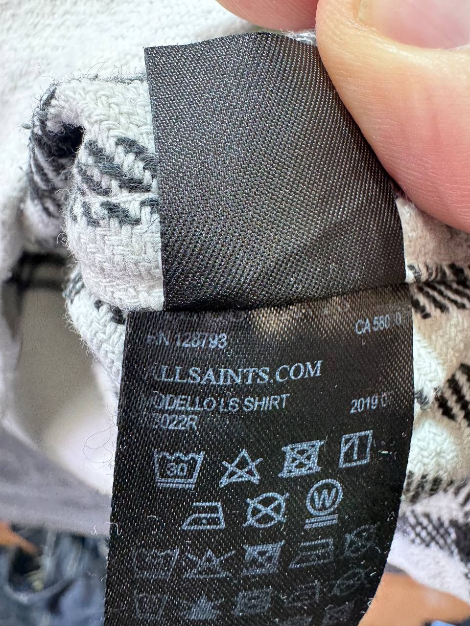 Allsaints ALLSAINTS Modello Shirt Button Up Men’s Size M Size US M / EU 48-50 / 2 - 5 Thumbnail