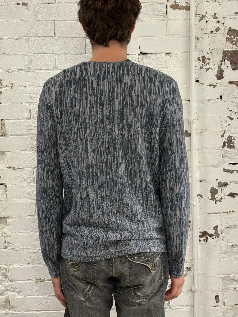 Emporio Armani SS2021 Emporio Armani Black & White Contemporary Wool Sweater Size US M / EU 48-50 / 2 - 3 Thumbnail