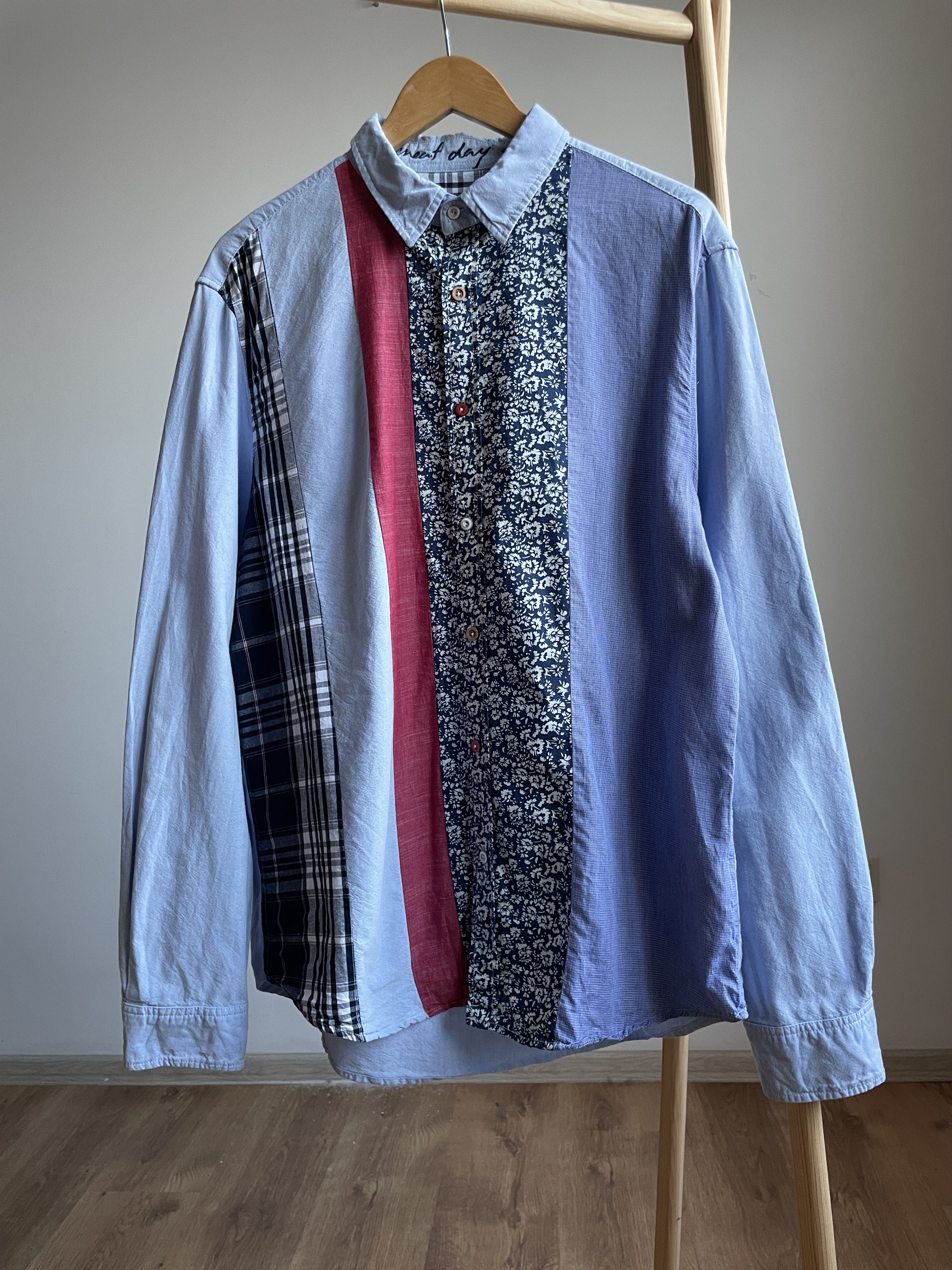 Desigual Desigual Panelled Floral Shirt Size L Size US L / EU 52-54 / 3 - 1 Thumbnail