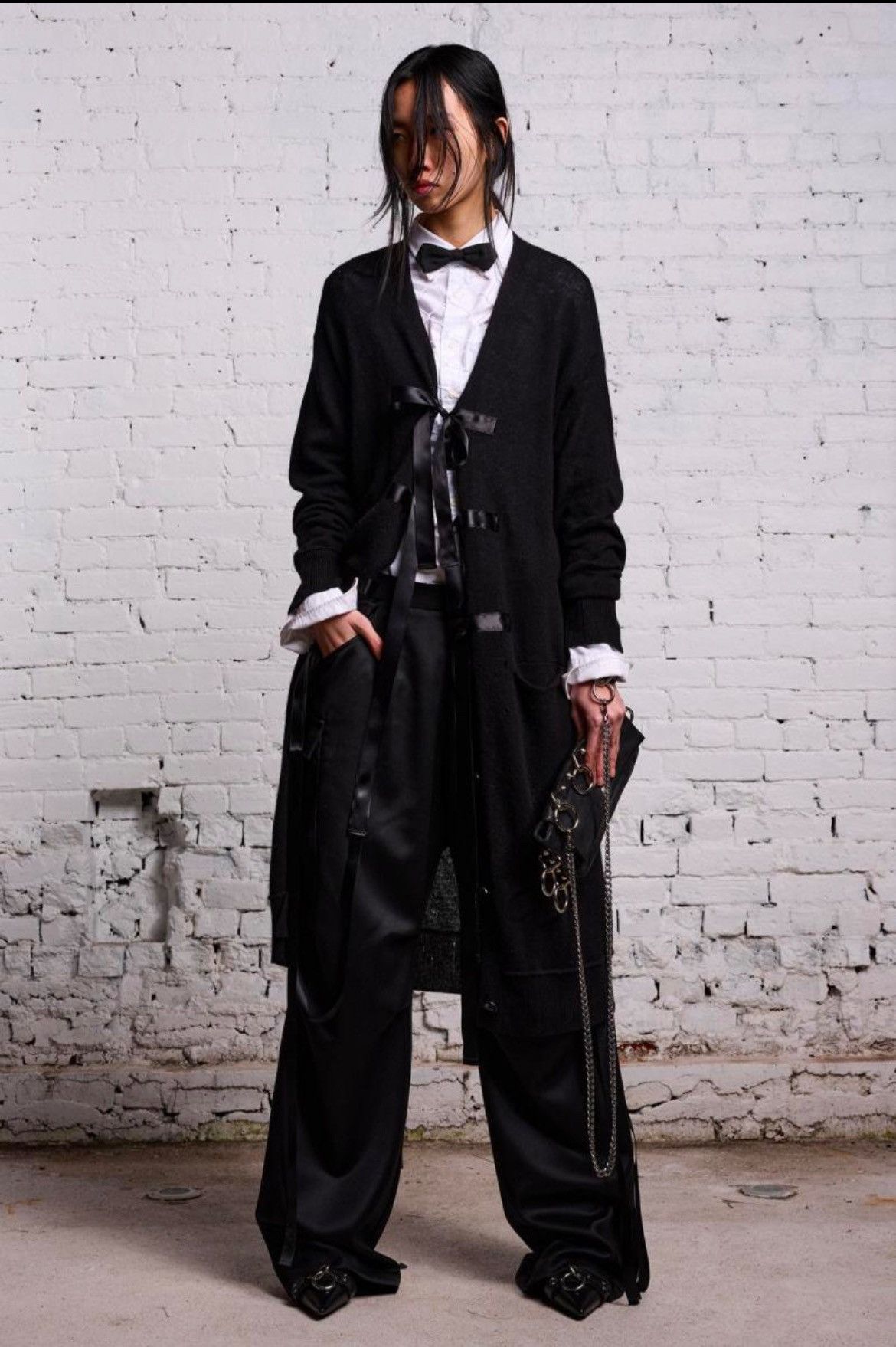 R13 Tape Tie Long Cardigan. Small Size S / US 4 / IT 40 - 1 Thumbnail