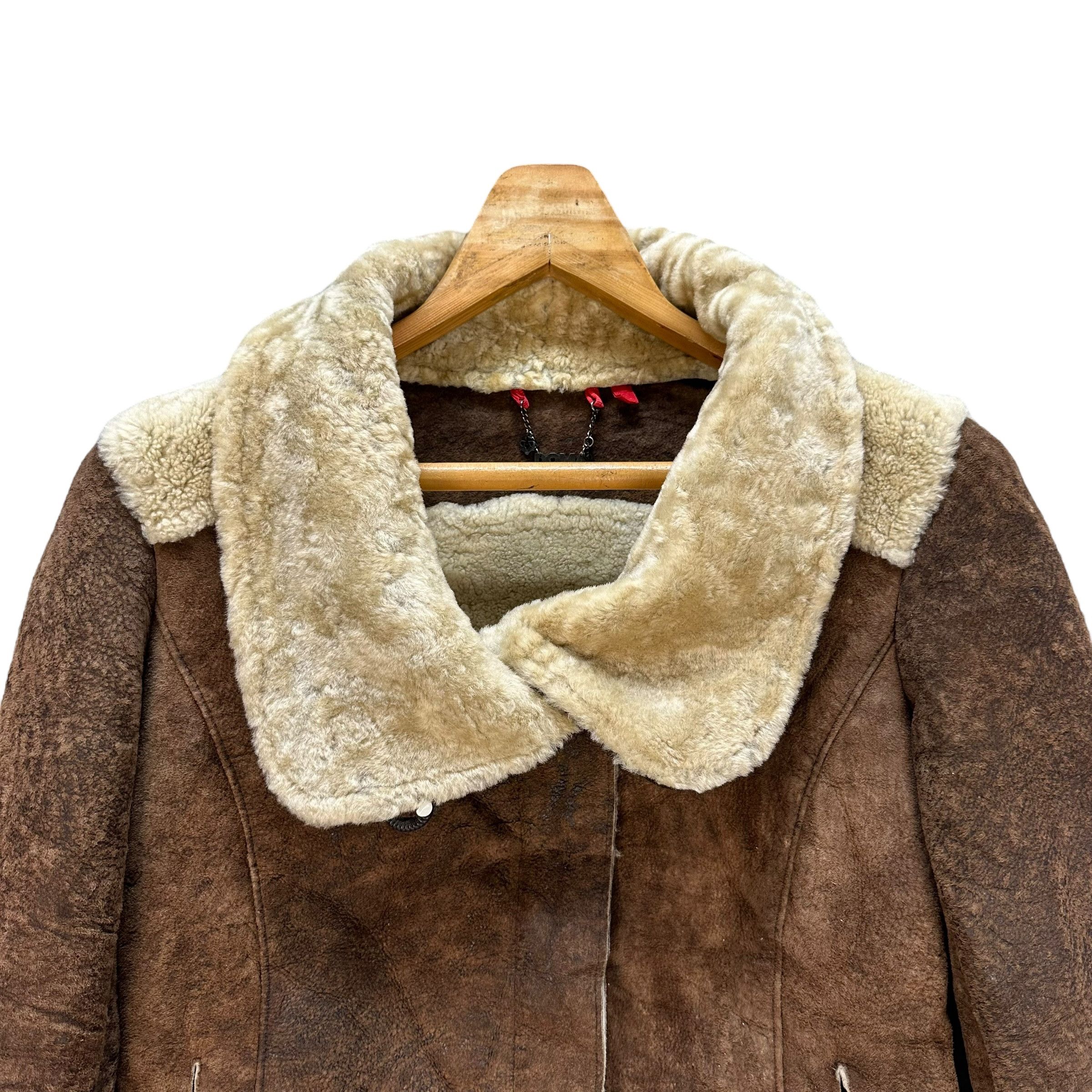 Genuine Leather DOMA LEATHER Jacket Women's Shearling Jacket #1511-A62 Size S / US 4 / IT 40 - 2 Thumbnail