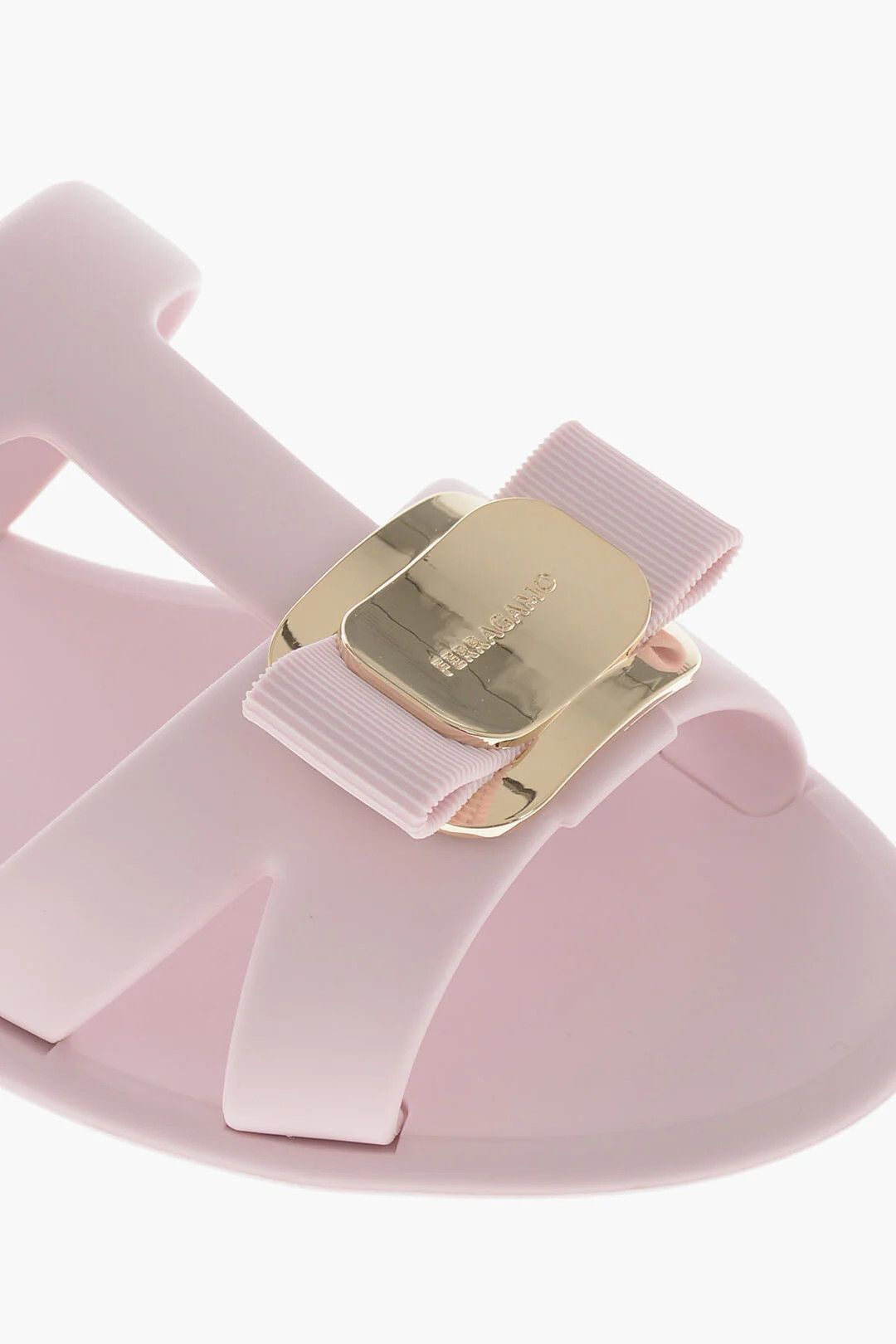 Salvatore Ferragamo og1mm0426 Rubber Slides in Pink Size US 8.5 / IT 38.5 - 4 Thumbnail