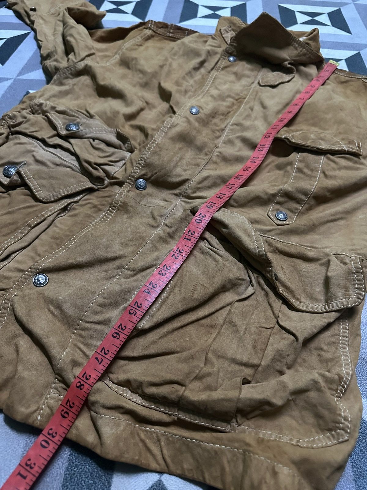 Iceberg Vintage Iceberg tactical leather jacket Size US L / EU 52-54 / 3 - 12 Thumbnail