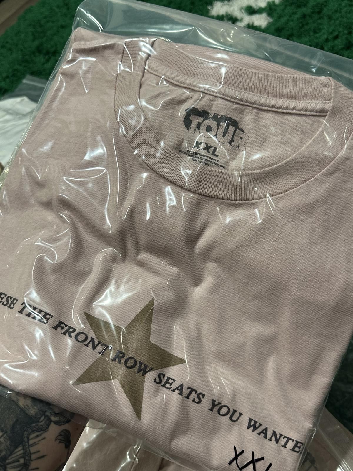 Travis Scott Travis Scott Utopia Circus Maximus Tour Front Row Seats Tee Size US XXL / EU 58 / 5 - 3 Thumbnail