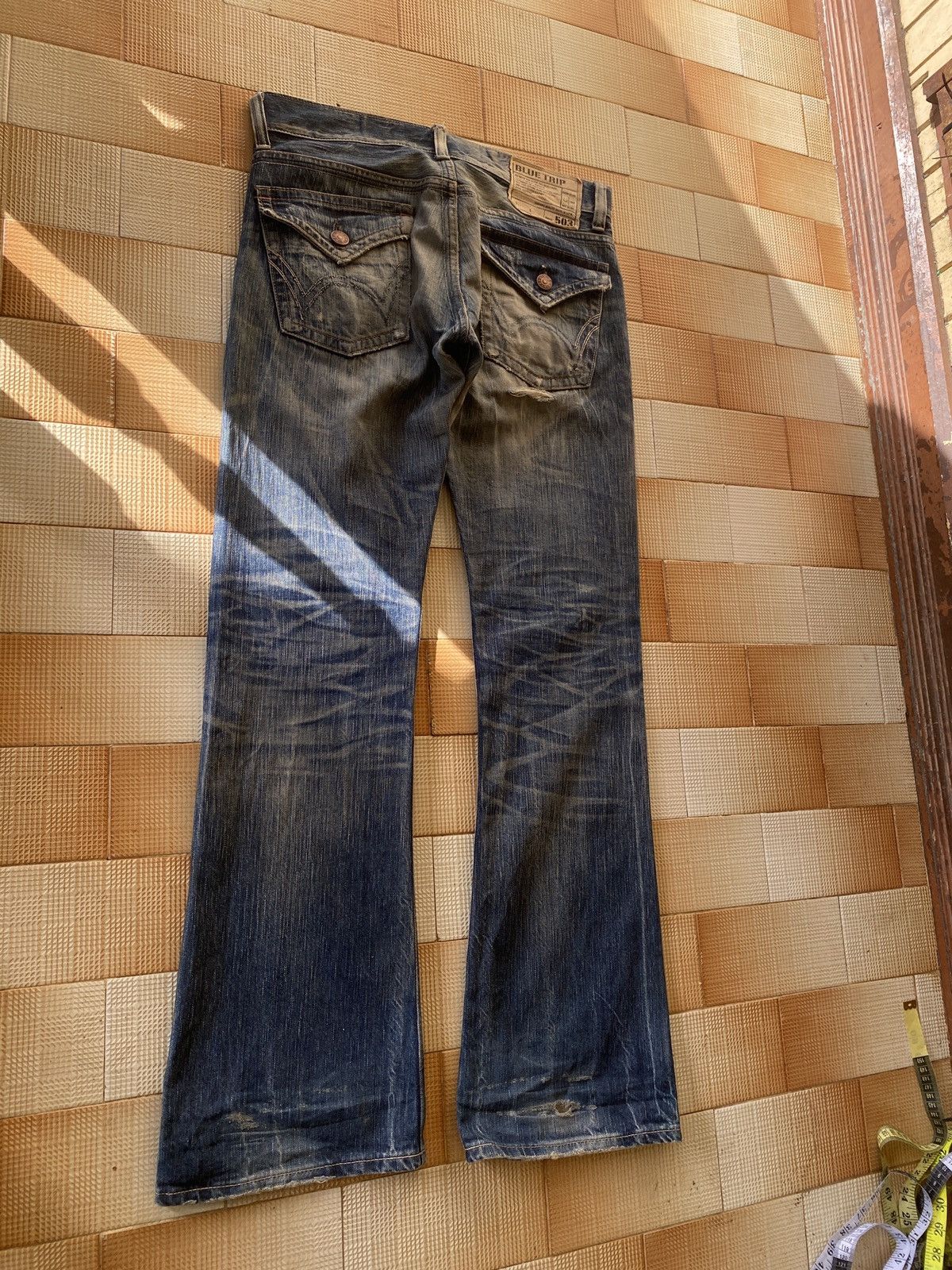 Edwin × Vintage Vintage edwin 503 flare denim Size US 30 / EU 46 - 13 Thumbnail